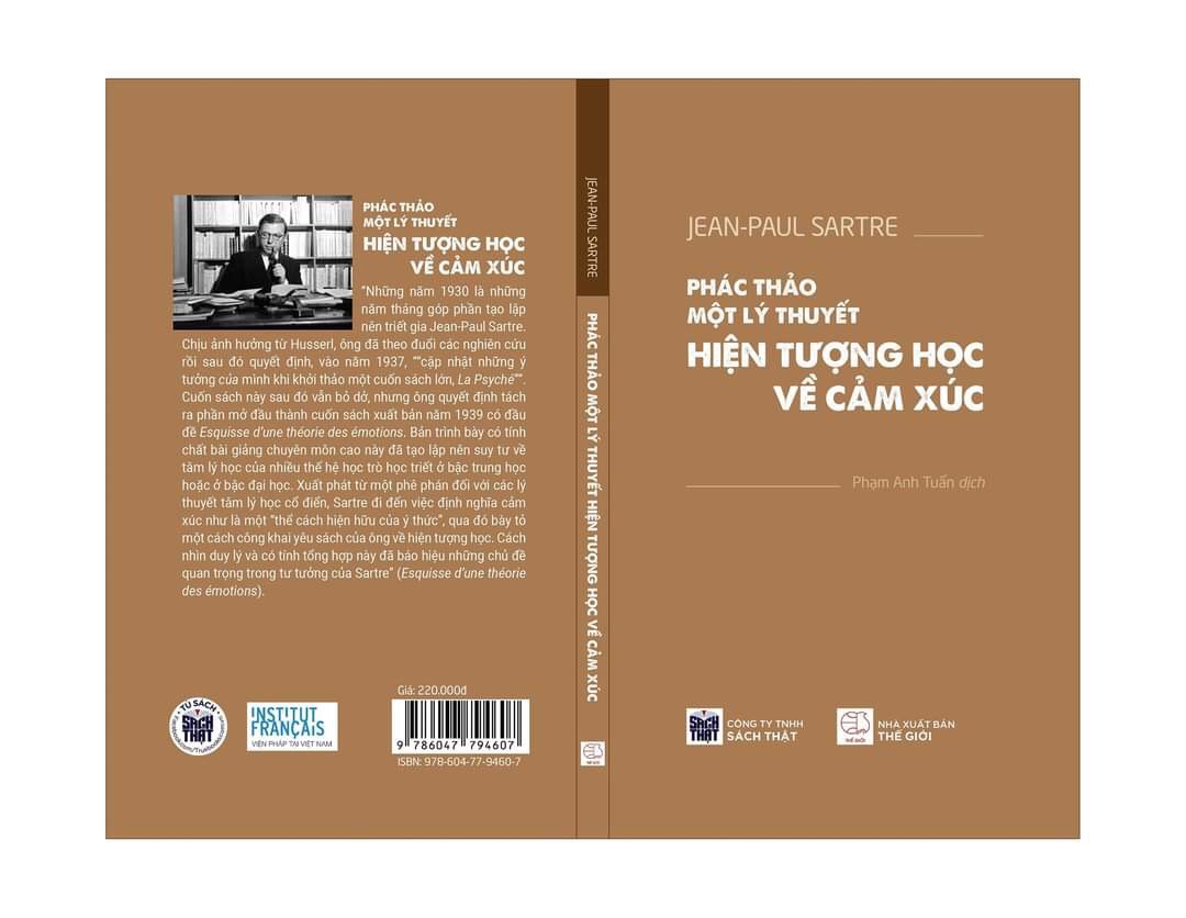 Phác Thảo Một Lý Thuyết Hiện Tượng Học Về Cảm Xúc - Jean-Paul Sartre - Phạm Anh Tuấn dịch - (bìa cứng)