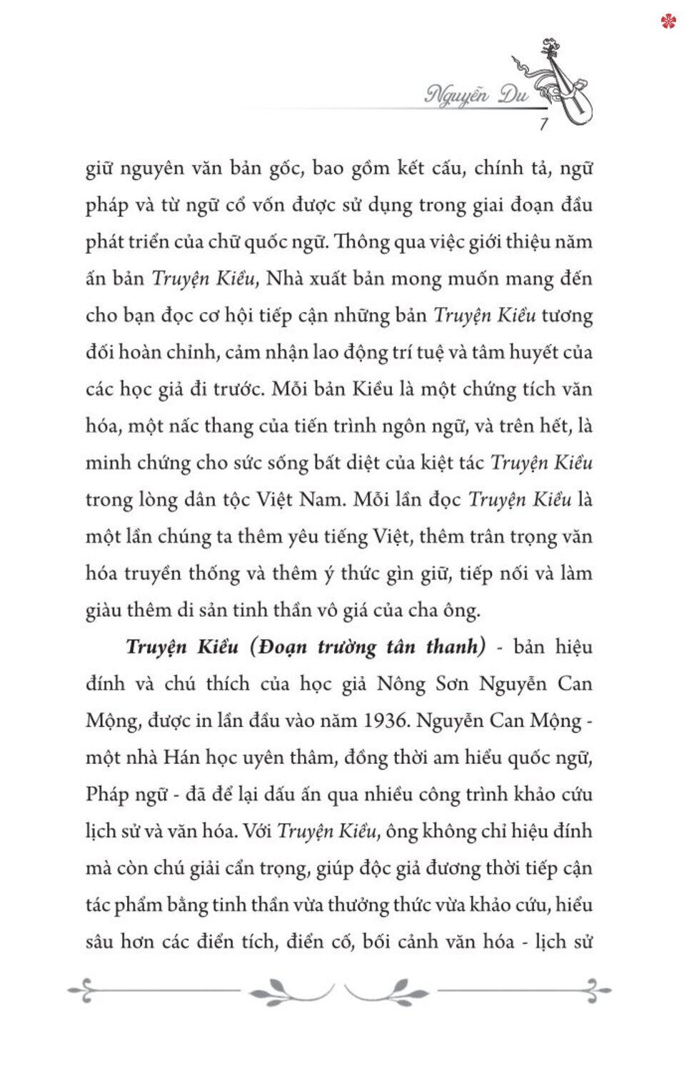 Truyện Kiều (Đoạn trường tân thanh) (Nông sơn Nguyễn Can Mộng hiệu đính và chú thích)