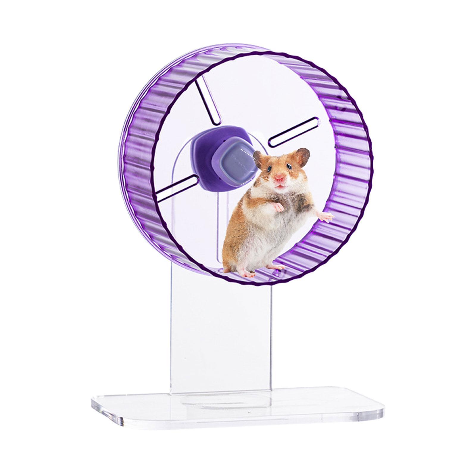 Hamster Exercise Wheels Round Small Pets Sports Toys Hamster Accessories Quiet for Dwarf Other Small Animals Rat Mice Gerbils