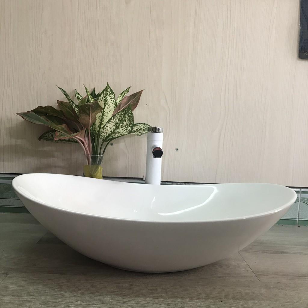 LAVABO THỎI TRẮNG