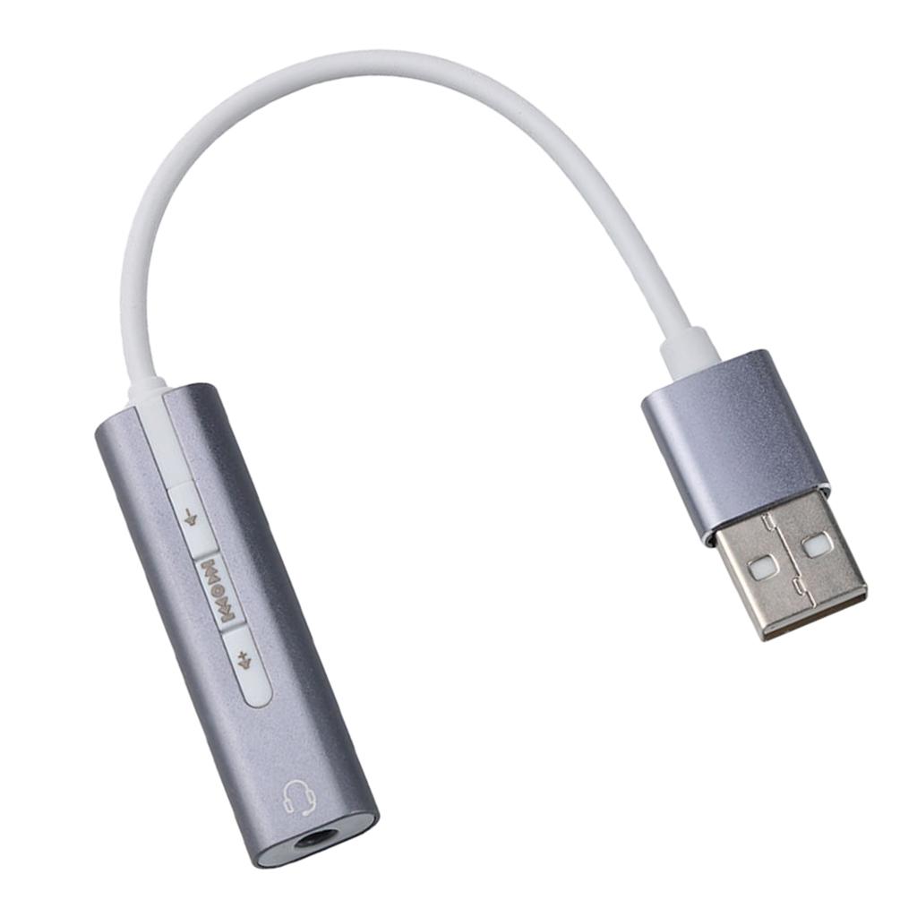 Type C To 3.5mm USB-C Headphone Audio Adapter Aux Mic Connector Cable