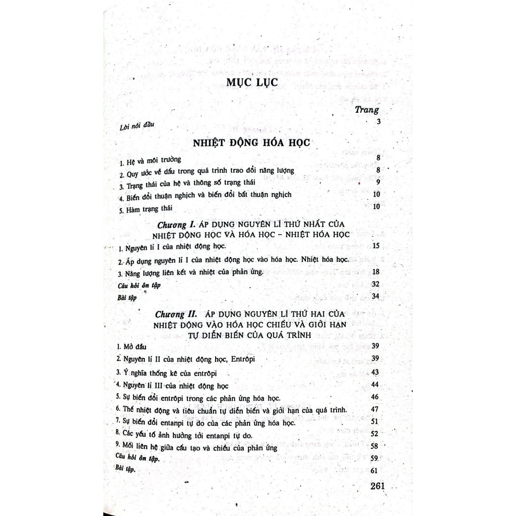 Cơ Sở Lí Thuyết Hóa Học Phần II - Nhiệt Dộng Hóa Học, Động Hóa Học, Điện Hóa Học