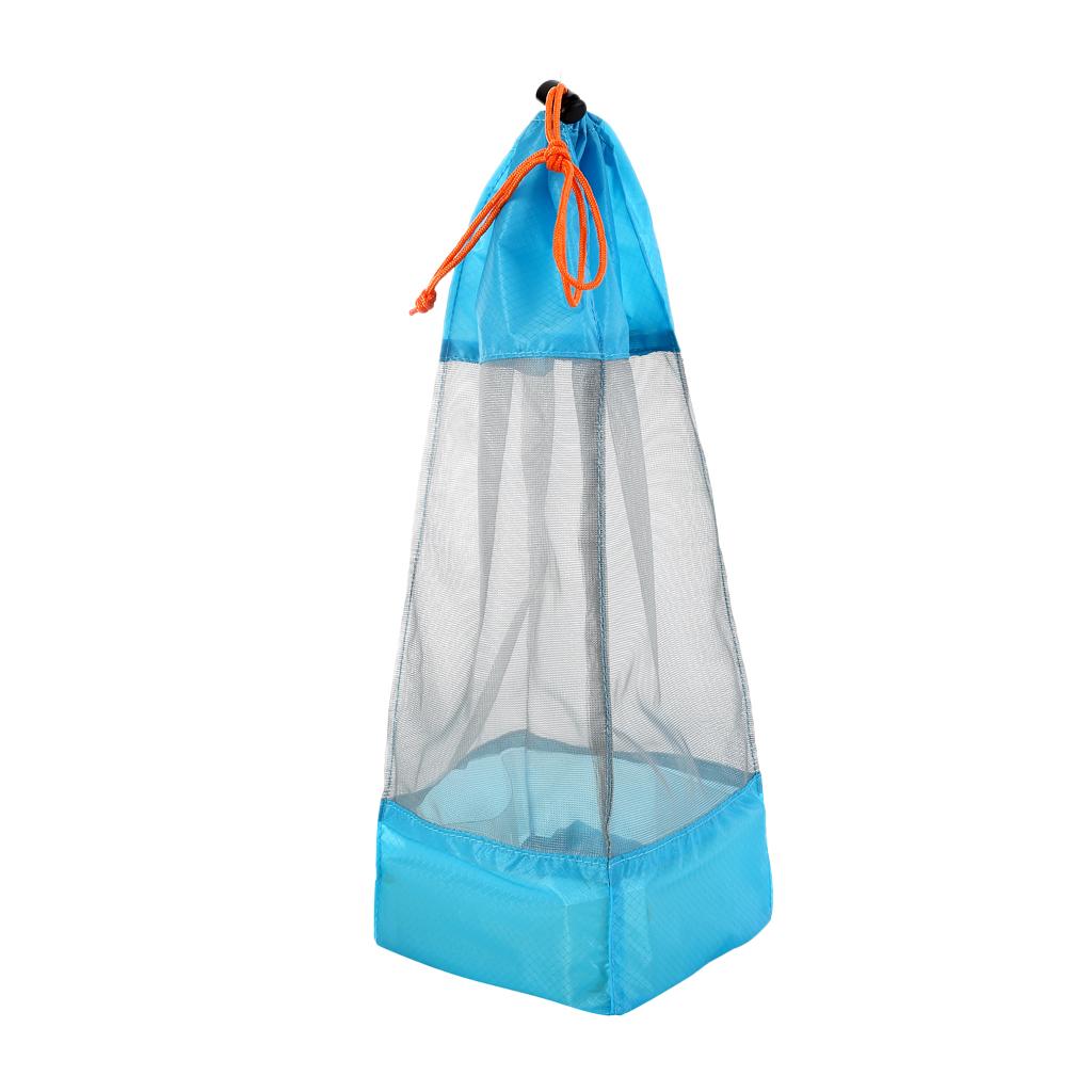 Drawstring Stuff Mesh Sack Storage Bag for Travel Camping Hiking