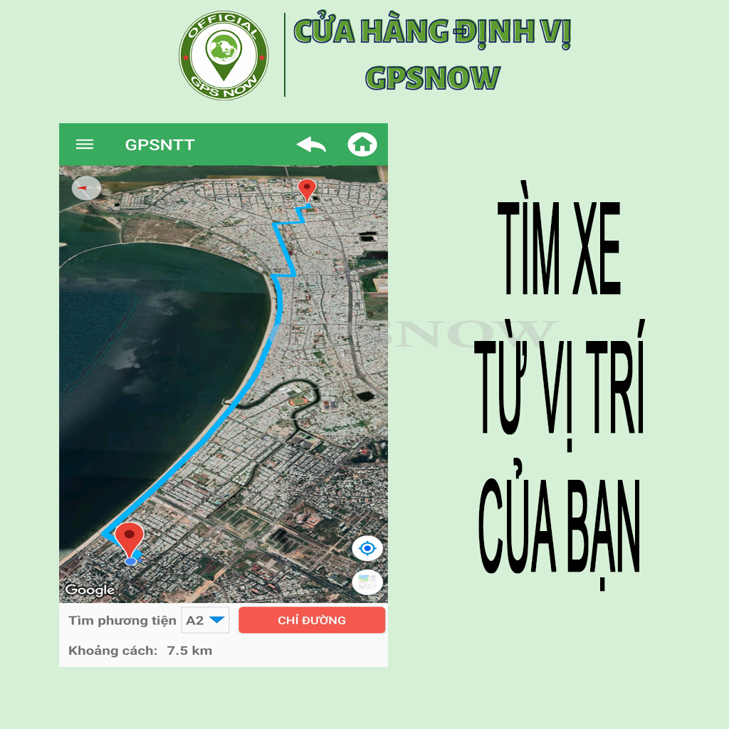 Định Vị Xe Máy Ô tô A8 Plus (Loại Tốt) - Phần Mềm Tiếng Việt GPSNTT