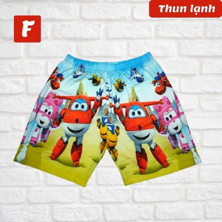 Đồ bộ bé trai hình đội bay siêu đẳng 26-46kg- Đồ bộ đẹp - Vải thun lạnh in 3d sắc nét - HNStore115