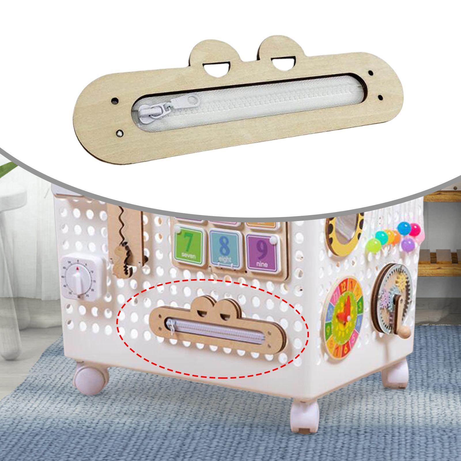 Wooden Montessori Busy Board Learning Activities Handicraft Toy for Kids