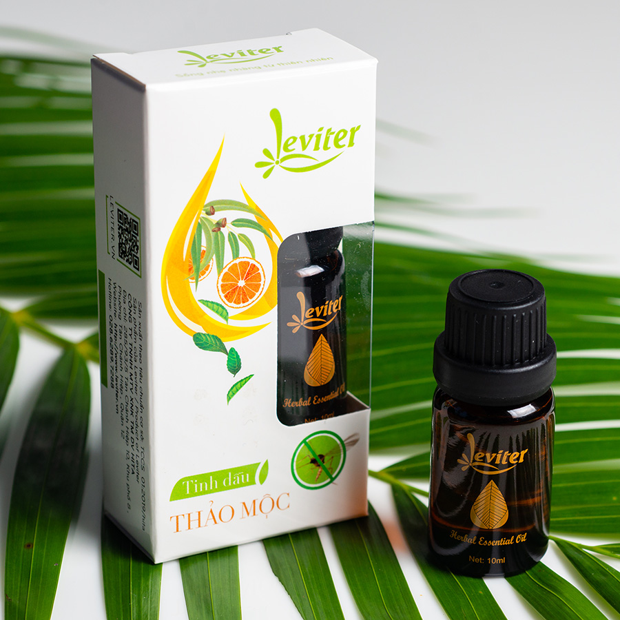 Tinh Dầu Thảo Mộc Leviter Đuổi Muỗi &amp; Kháng khuẩn 10ml