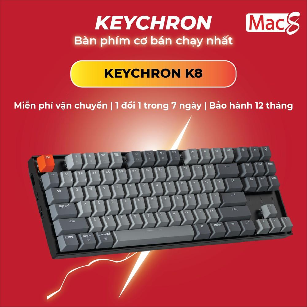 Keychron K8 - Bàn phím cơ Keychron K8 Bản nhôm-Hàng chính hãng