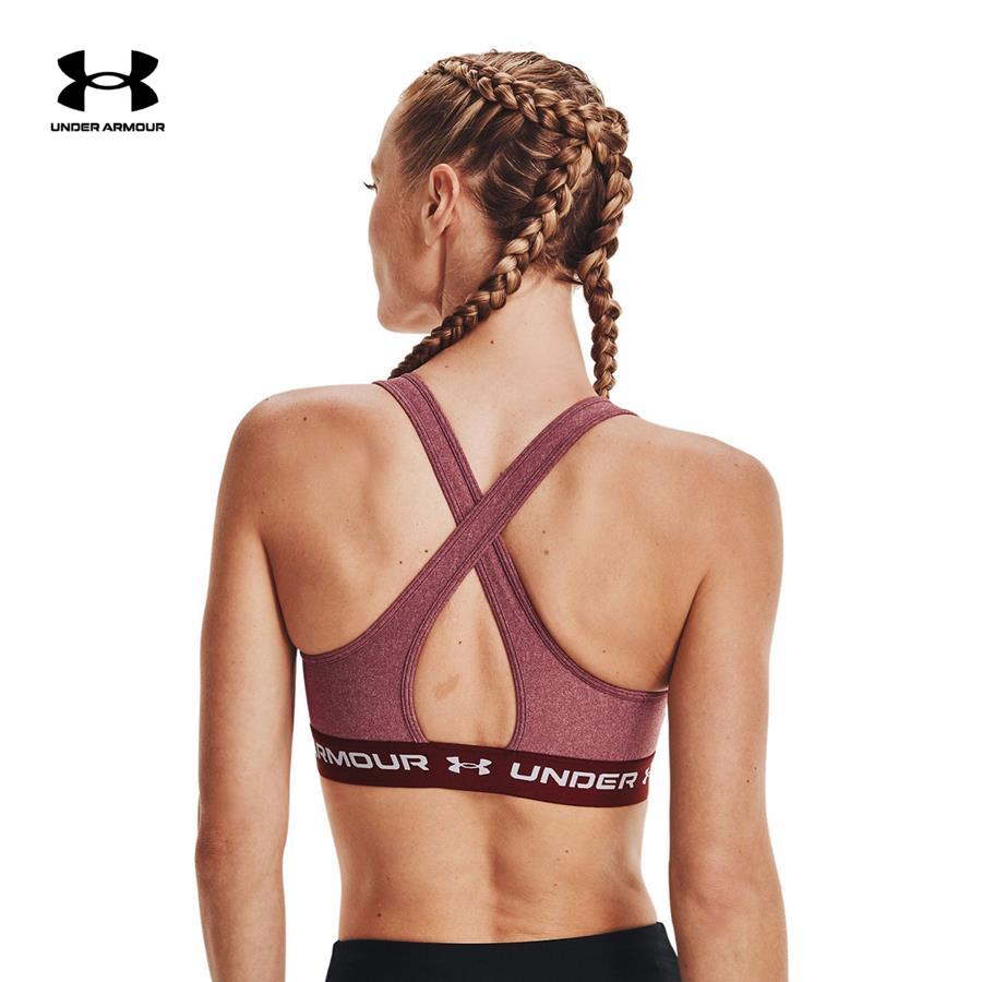 Áo bra thể thao nữ Under Armour CROBACK MID HEATHER - 1361036-626