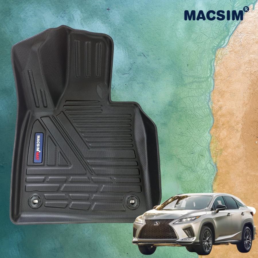 Hình ảnh Thảm lót sàn xe ô tô Lexus RX450 HL 7 chỗ 2015 - nay Nhãn hiệu Macsim chất liệu nhựa TPE cao cấp màu đen
