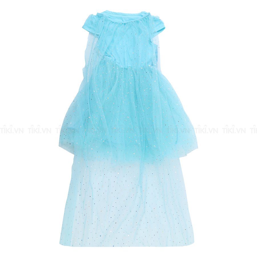 Đầm xòe 2 dây phối nơ nền xám-D264