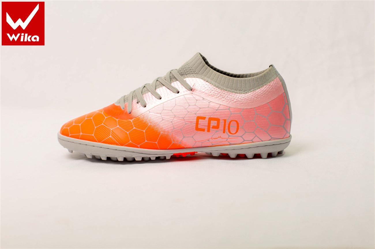 Giày bóng đá sân cỏ nhân tạo chính hãng Wika CP10 Công Phượng tặng kèm tất dài đá banh