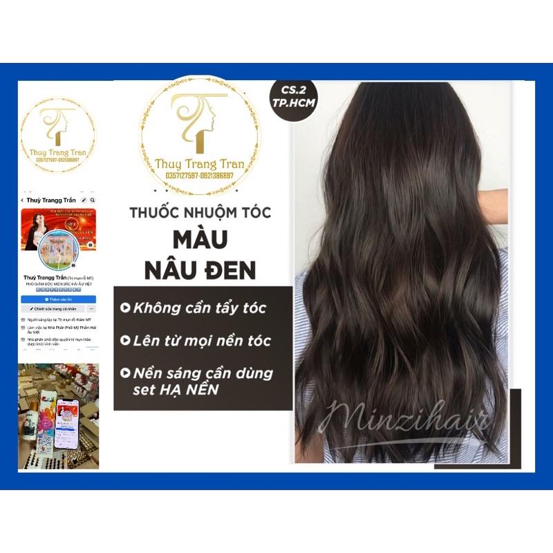 Thuốc Nhuộm Tóc Nâu Đen