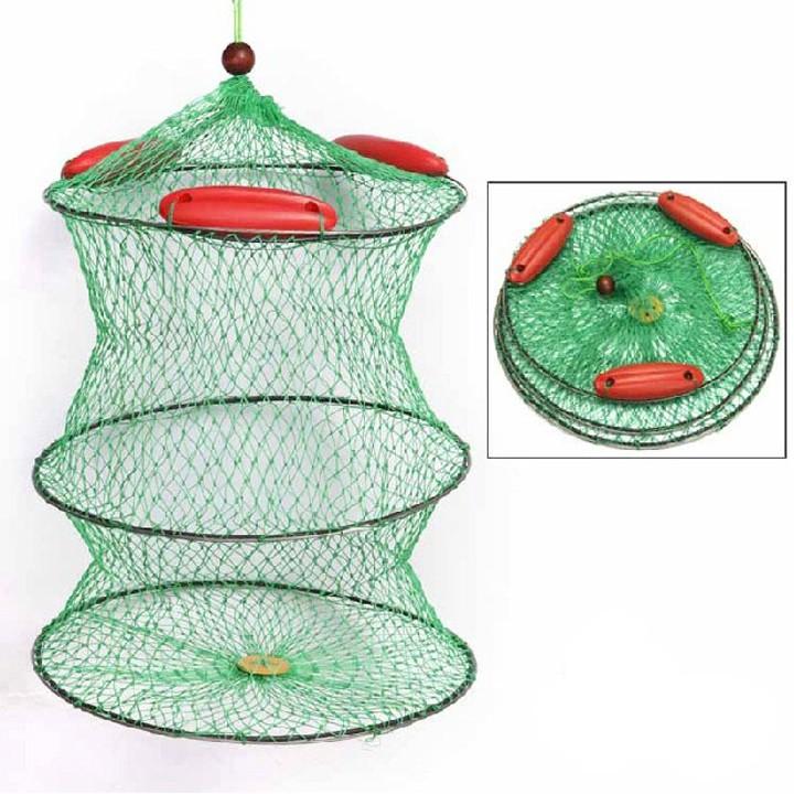 Giỏ Đựng Cá 3 Tầng Có Phao Nổi Đi Câu