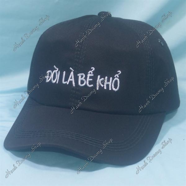 Set Nón Cặp Bucket & Cap Đời Là Bể Khổ (DLB01); (KBK01) - Combo Đời Là Bể Khổ