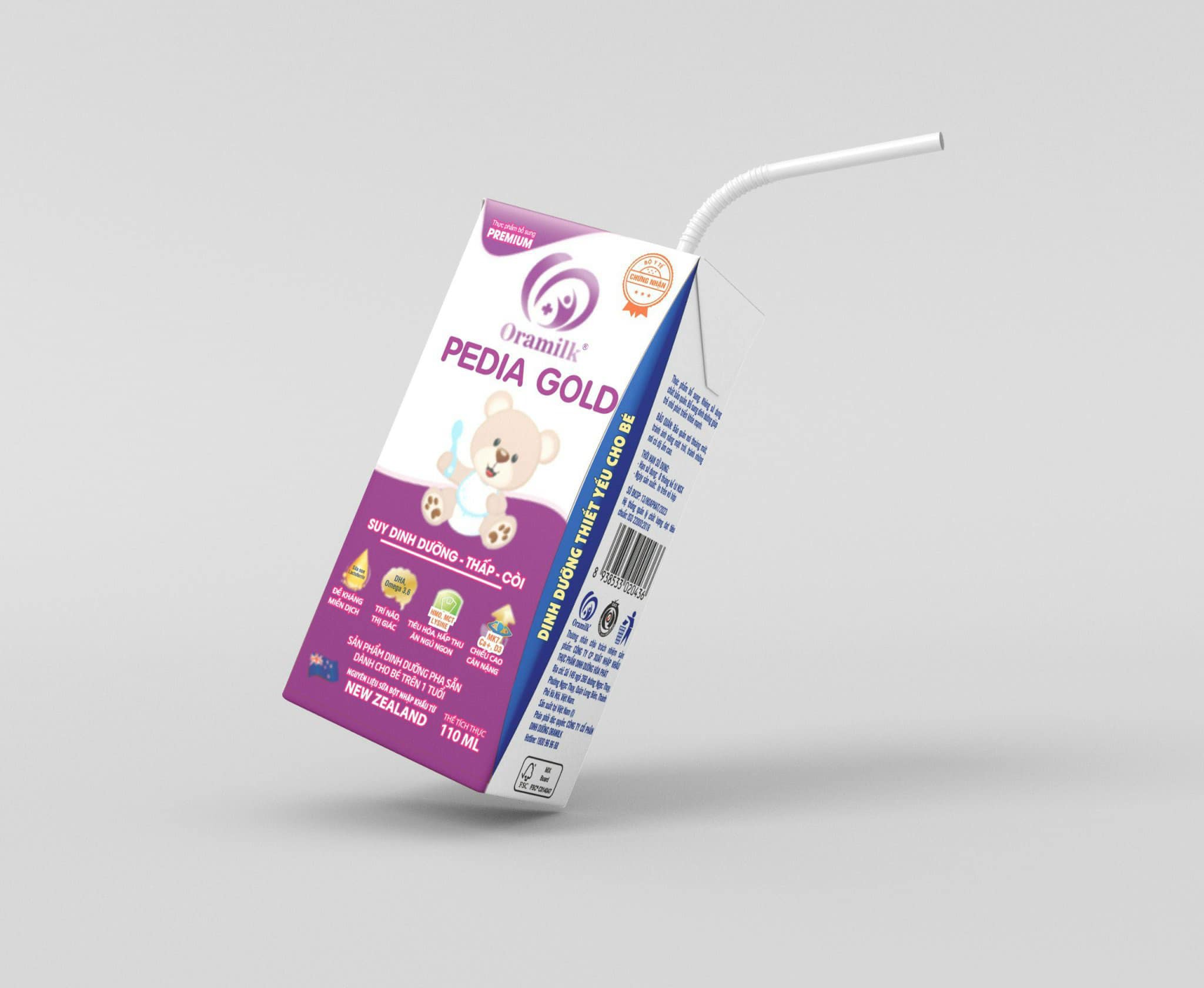 Combo 3 lốc sữa công thức pha sẵn dành cho bé Suy dinh dưỡng - thấp - còi loại 110ml