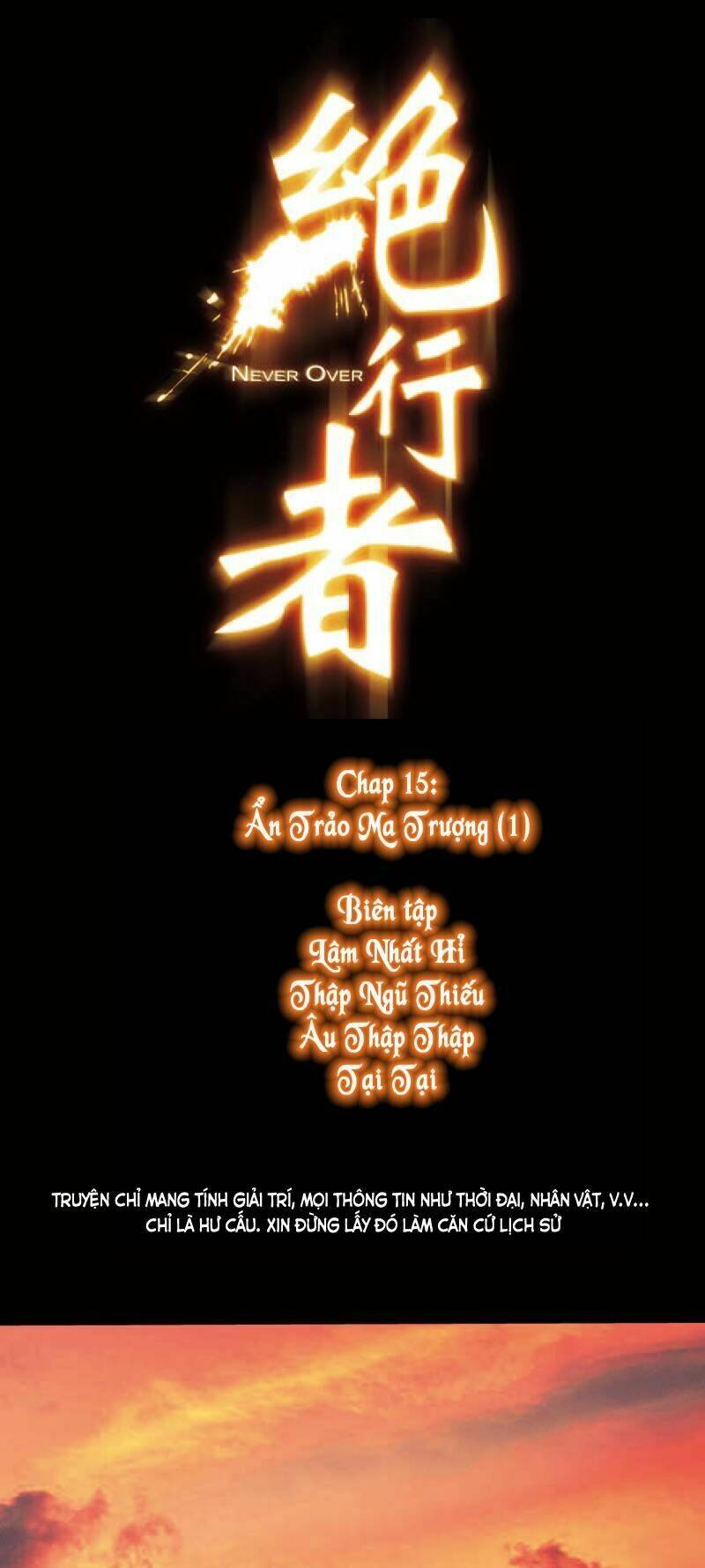 tuyệt hành giả (never over) chapter 15 1