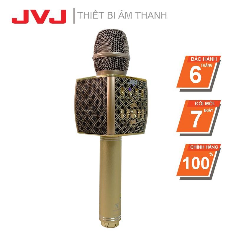 Micro Karaoke Bluetooth YS95 JVJ kèm loa không dây tích hợp Live Stream giả giọng nói -Kèm bộ thu tín hiệu qua loa rời - Hàng chính hãng