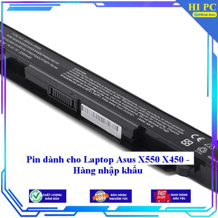 Pin cho Laptop Asus X550 X450 - Hàng nhập khẩu