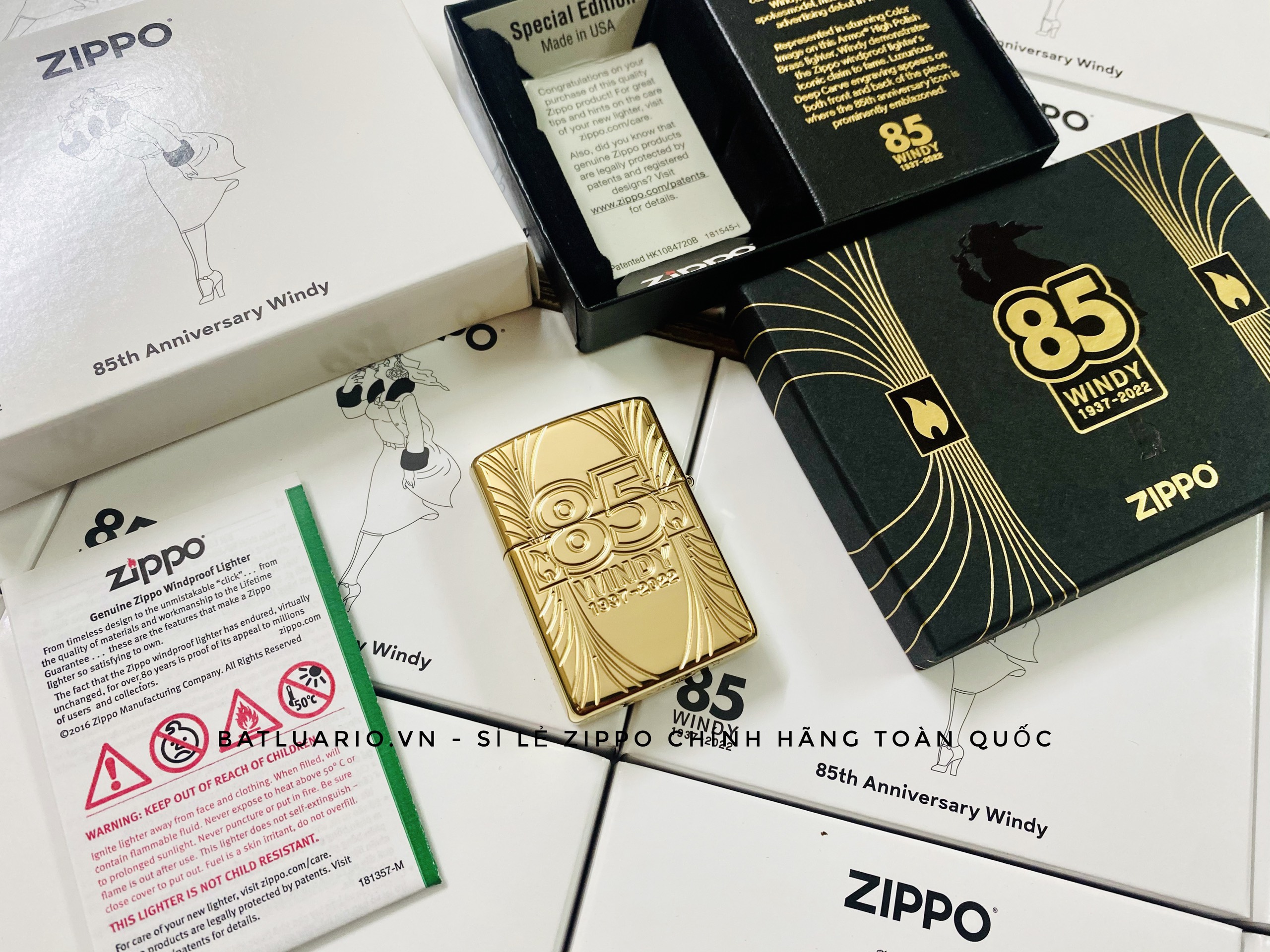 Bật Lửa Zippo 48413 – Zippo Windy 85th Anniversary Collectible