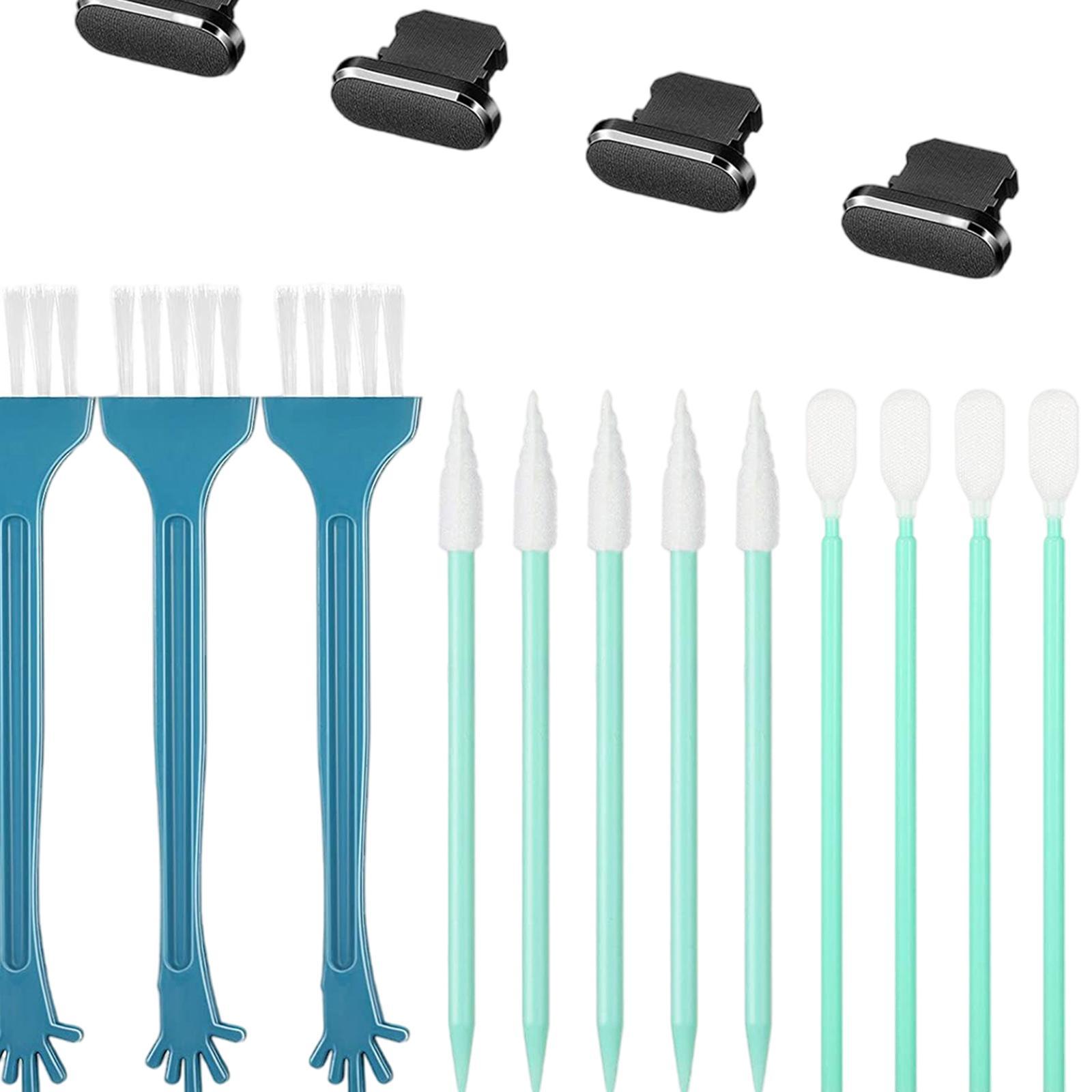 Anti Dust Plugs Cleaning Kit Charging Plugs Cover for iOS Mobile Phones