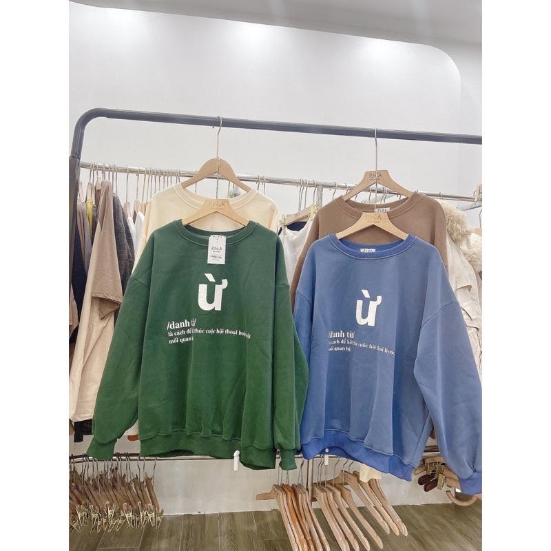 Áo Sweater nam nữ Ừ Form Rộng Tay Phồng Unisex Cổ Tròn Hottrend bao đẹp tpp990 mới