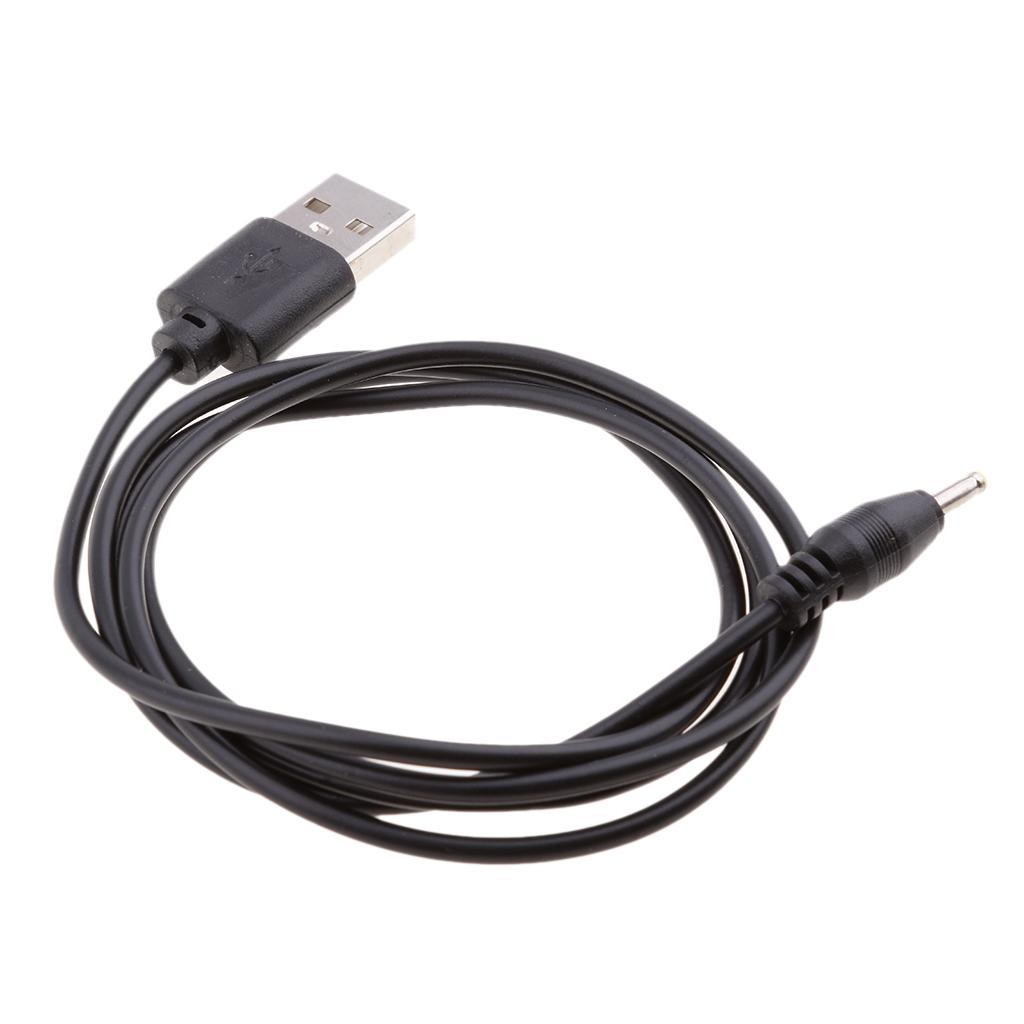USB to 2.5 mm/0.7mm 5 V DC Barrel Power Cable DC Extension Cable 1m