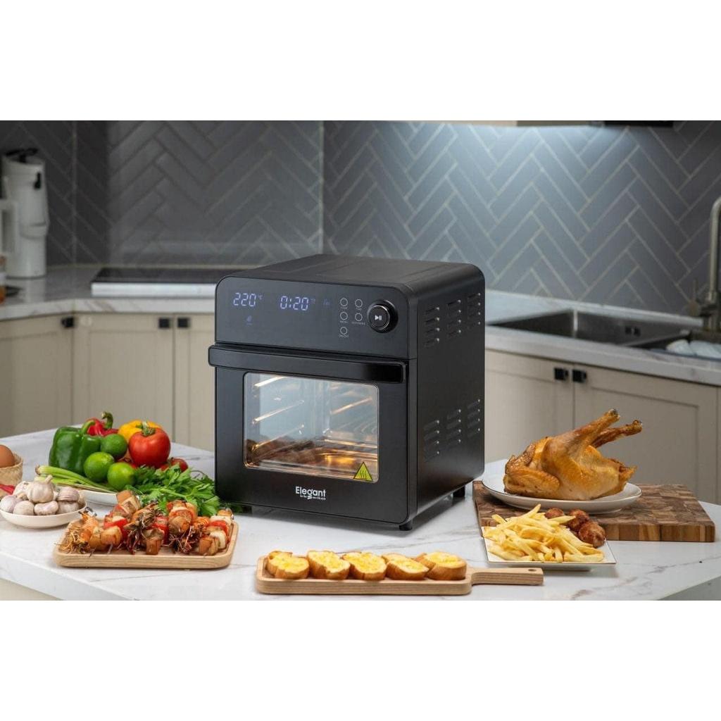 Nồi Chiên Không Dầu ELEGANT AF529T, Dung Tích 14L, Công Suất 1600W, 8 Chế Độ, Nhập Đức, BH 12 Tháng