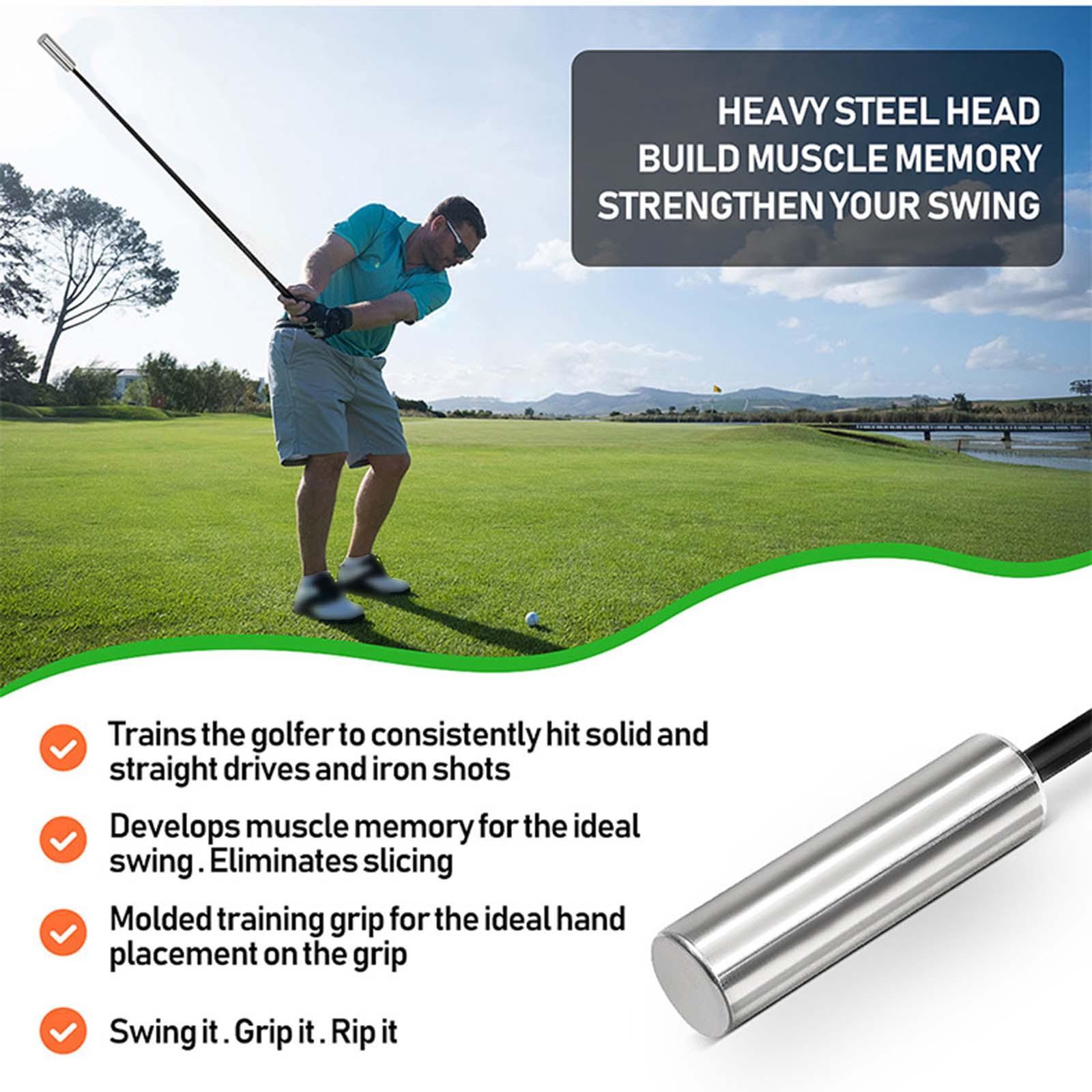 Golf Swing Trainer Golf Practice Stick for Tempo Balance Position Correction