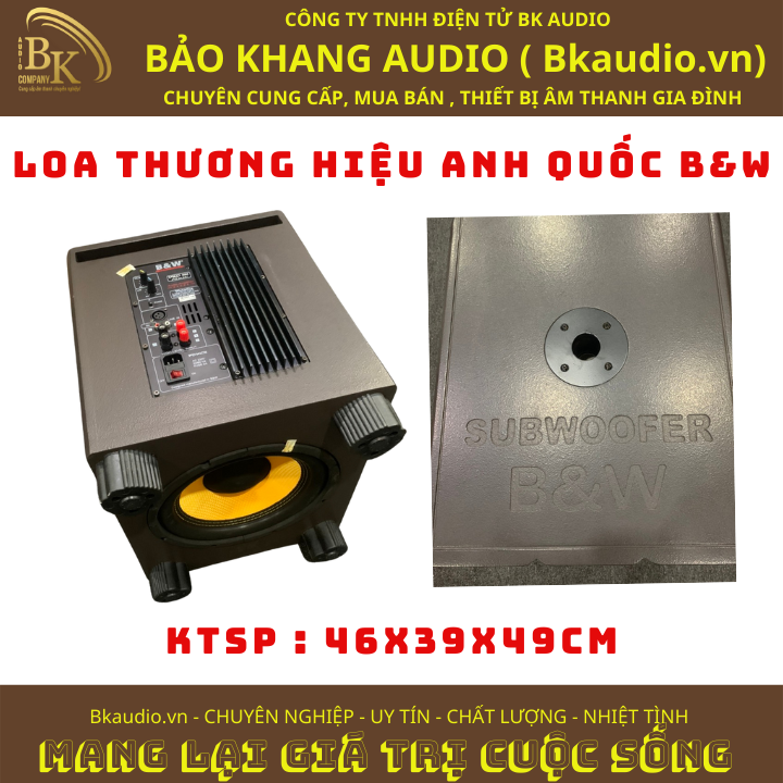 Loa sub SW.Pro888. Loa đến từ thương hiệu B&W . Msp: SPL&A-02