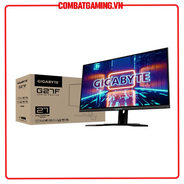 Màn Hình Gaming Gigabyte G27F 27" FHD/ IPS/ 144Hz/ 1ms - Hàng Chính Hãng