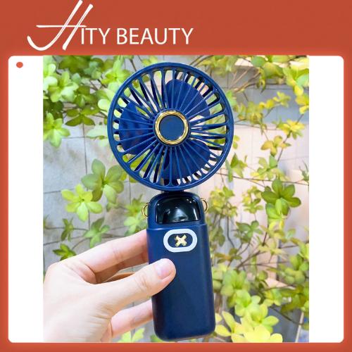 Quạt makeup mini 5 cấp độ để bàn cầm tay tích điện 6000mAh siêu mát - Hity Beauty