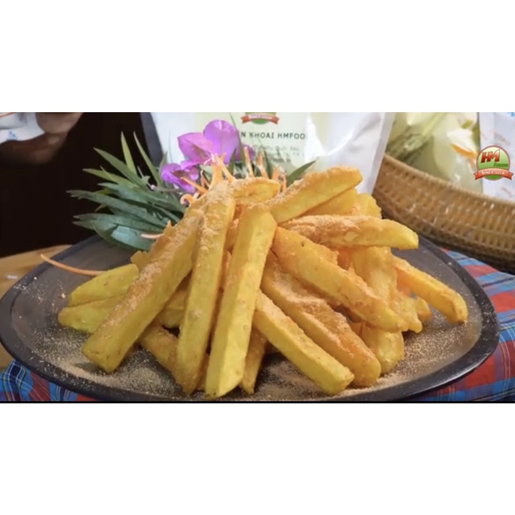 Bột Chiên Khoai Không Cần Ủ Gói 1KG  Bột Giòn Lâu Thơm Lừng  Màu Đẹp