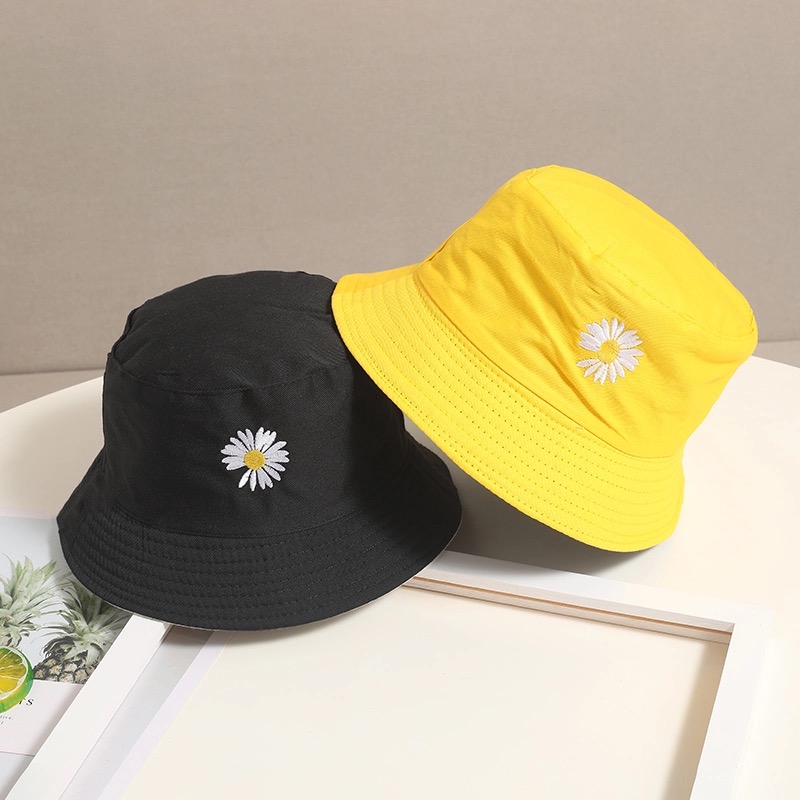 Nón Kết, Mũ Bucket 2 Mặt, Nón Tai Bèo Hoa Cúc Cực Đẹp Siêu Hot MD07