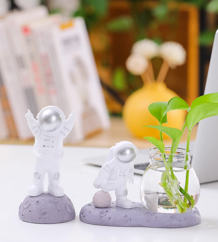Trang trí thủy canh phi hành gia sáng tạo hàng có sẵn