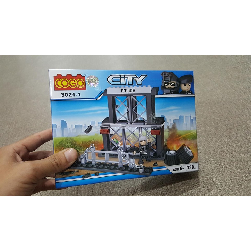 COGO - Mô hình Xe cảnh sát (8in1)