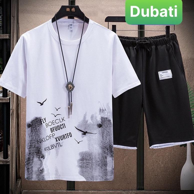 BỘ THỂ THAO NAM BẦY LOANG CHIM, ĐỒ BỘ QUẦN ÁO MÙA HÈ CỘC TAY VẢI HOT TREND 2022- DUBATI FASHION