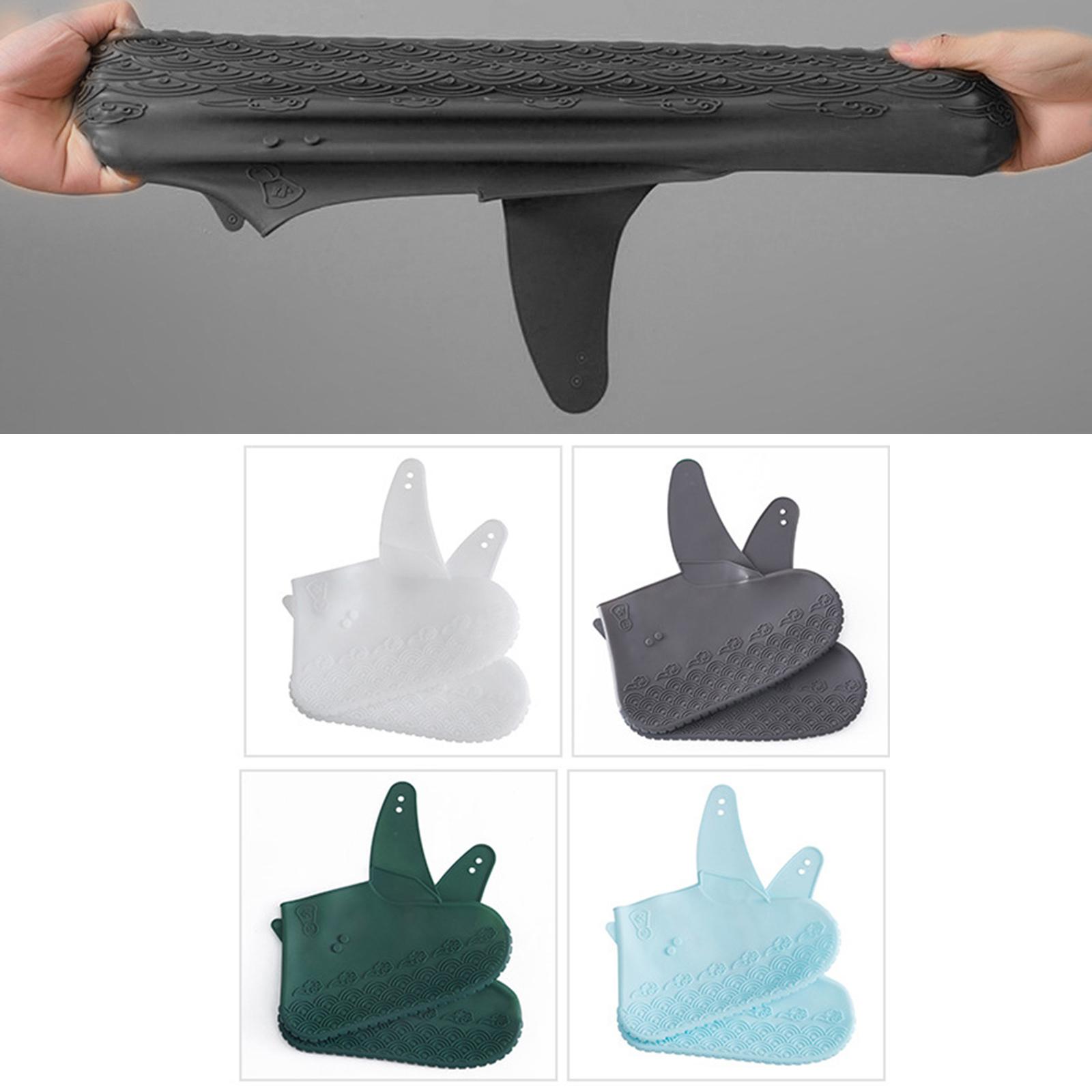 1Pairs Reusable Silicone Shoe Cover Waterproof Rain Shoes Covers Outdoor Camping Shoe Covers Water Resistant
