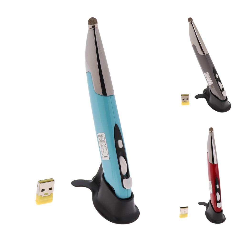 2.4G 3-Speed DPI Adjustable Wireless Pen Mouse For Laptop PC Smart Phone