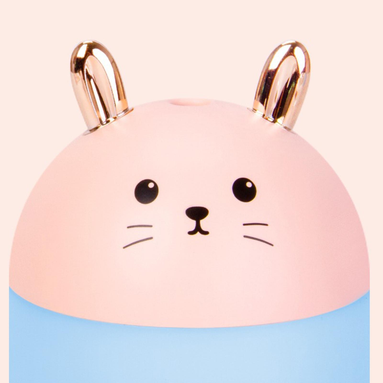 3 Pieces Cute Rabbit Wireless Humidifier Micro USB W/ 250ml Water Tank
