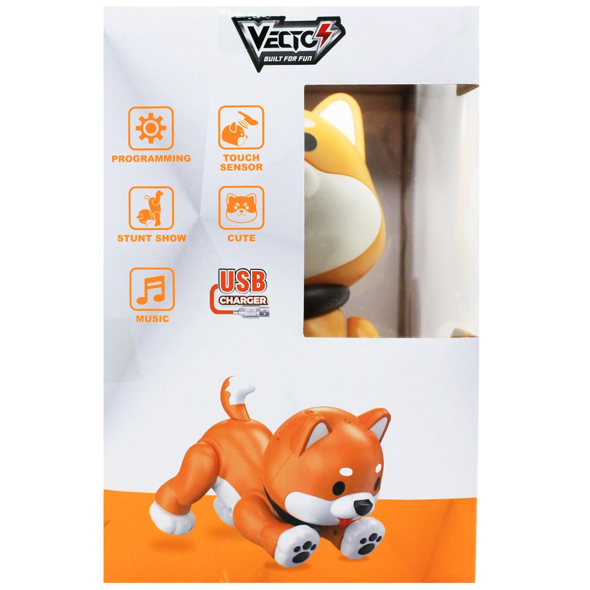 Đồ Chơi Robot Chú Chó Shiba Năng Động Có Điều Khiển - Vecto VTK47/BR - Màu Nâu