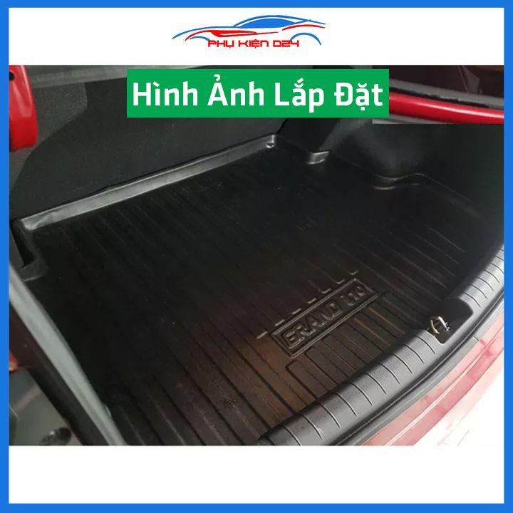 Thảm nhựa lót cốp cho I10 sedan 2014-2015-2016-2017-2018-2019-2020-2021 nhựa dẻo dày dặn đàn hồi tốt