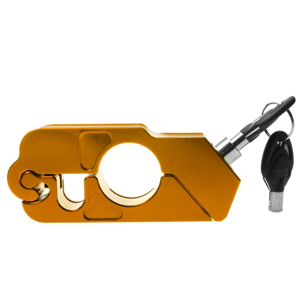 CNC Motorcycle Aluminum Handlebar Grip Brake Lever Throttle 2