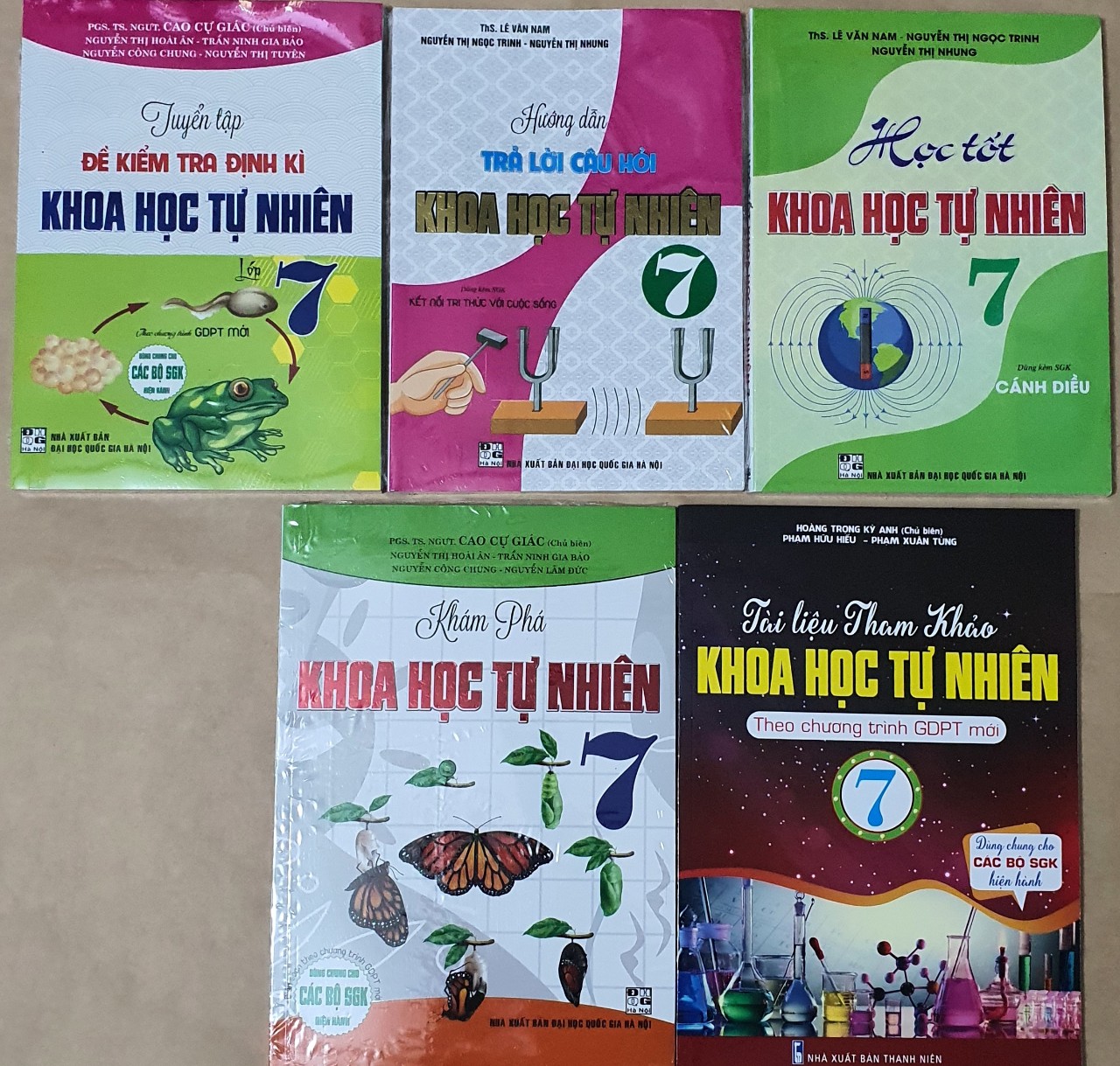 Sách - ComBo Tuyển  Tập Đề Kiểm Tra định Kì Khoa Học Tự Nhiên Lớp 7 ( Bộ 5 Cuốn )