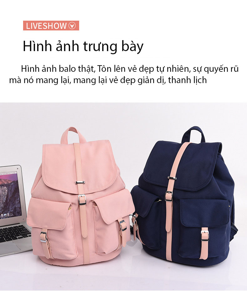 Balo thời trang nữ cao cấp J.QMEI 001A túi đựng laptop, túi đựng macbook chống sốc  14 inch - hàng chính hãng