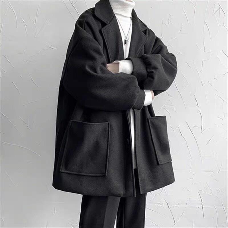 Áo khoác form rộng-Áo dạ blazer unisex phong cách Hàn Quốc mặc đi chơi đi học