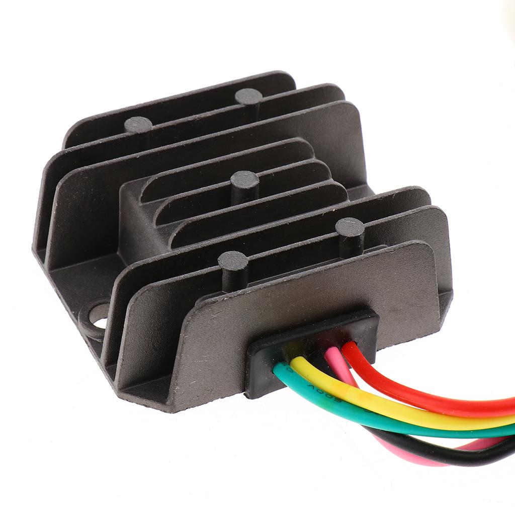 12V Voltage Regulator Rectifier Universal for 125cc 150cc Dirt Bike ATV, High Performance Rectifier Replacement for FXD 125