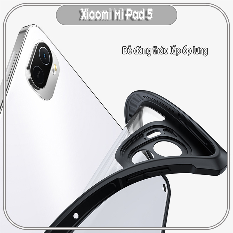 Ốp lưng cho Xiaomi Mi Pad 5 chống sốc trong viền nhựa dẻo XunDD - Hàng Nhập Khẩu