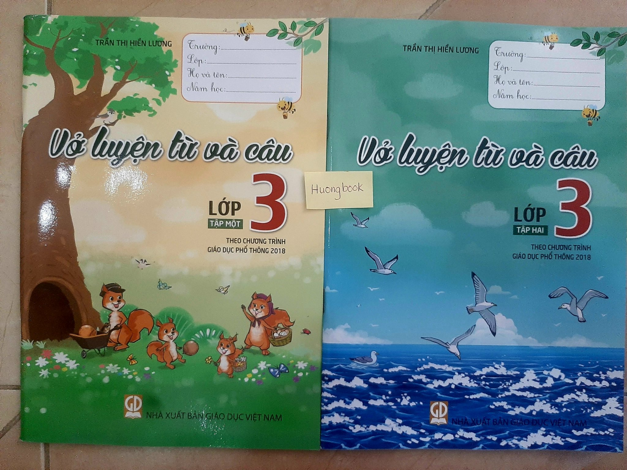 Sách - Combo Vở luyện từ và câu lớp 3 - tập 1 + 2 ( theo chương trình giáo dục phổ thông 2018 )