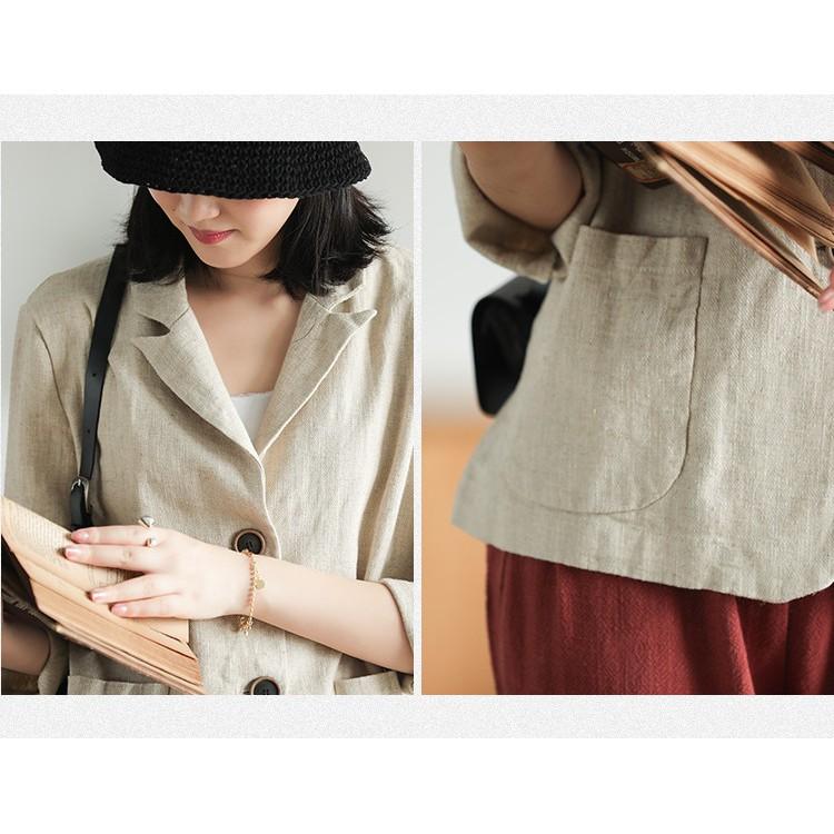 Áo vest Blazer Linen nữ 1 lớp, chất vải linen mềm mại, thời trang thu đông.